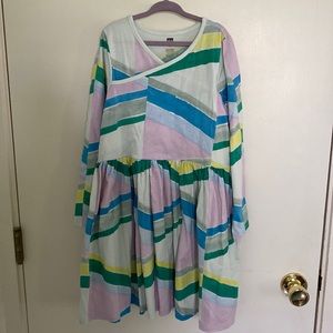 Tea Collection long sleeve wrap style dress size 10y